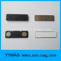 Chinese manufacturer name magnetic badge with magnetic fastener